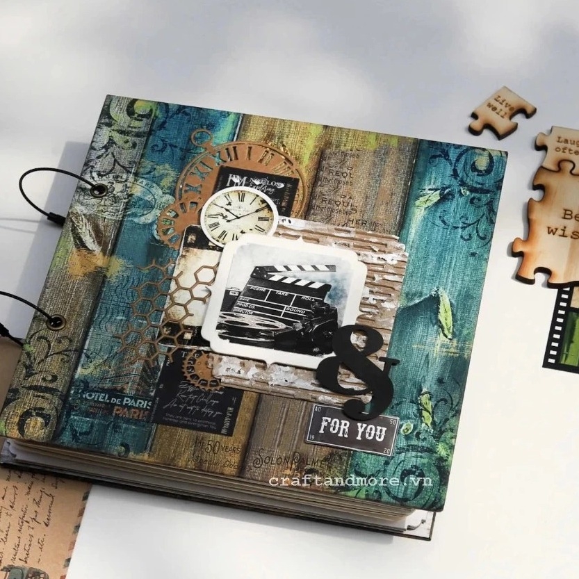 Scrapbook vintage Film de Paris