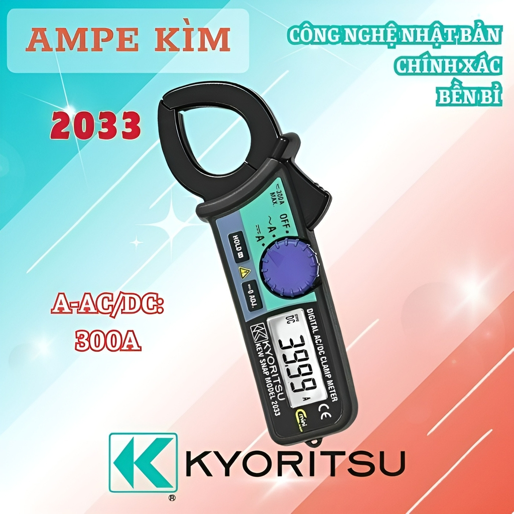 Ampe Kìm Đo Kyoritsu 2033