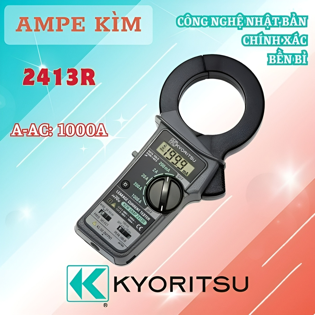 Ampe Kìm Đo Kyoritsu 2413R