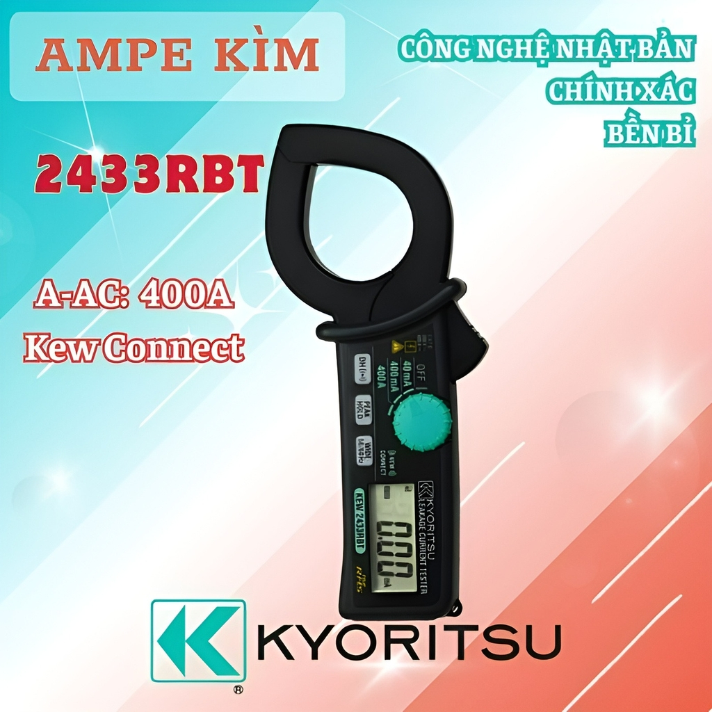 Ampe Kìm Đo Kyoritsu 2433RBT