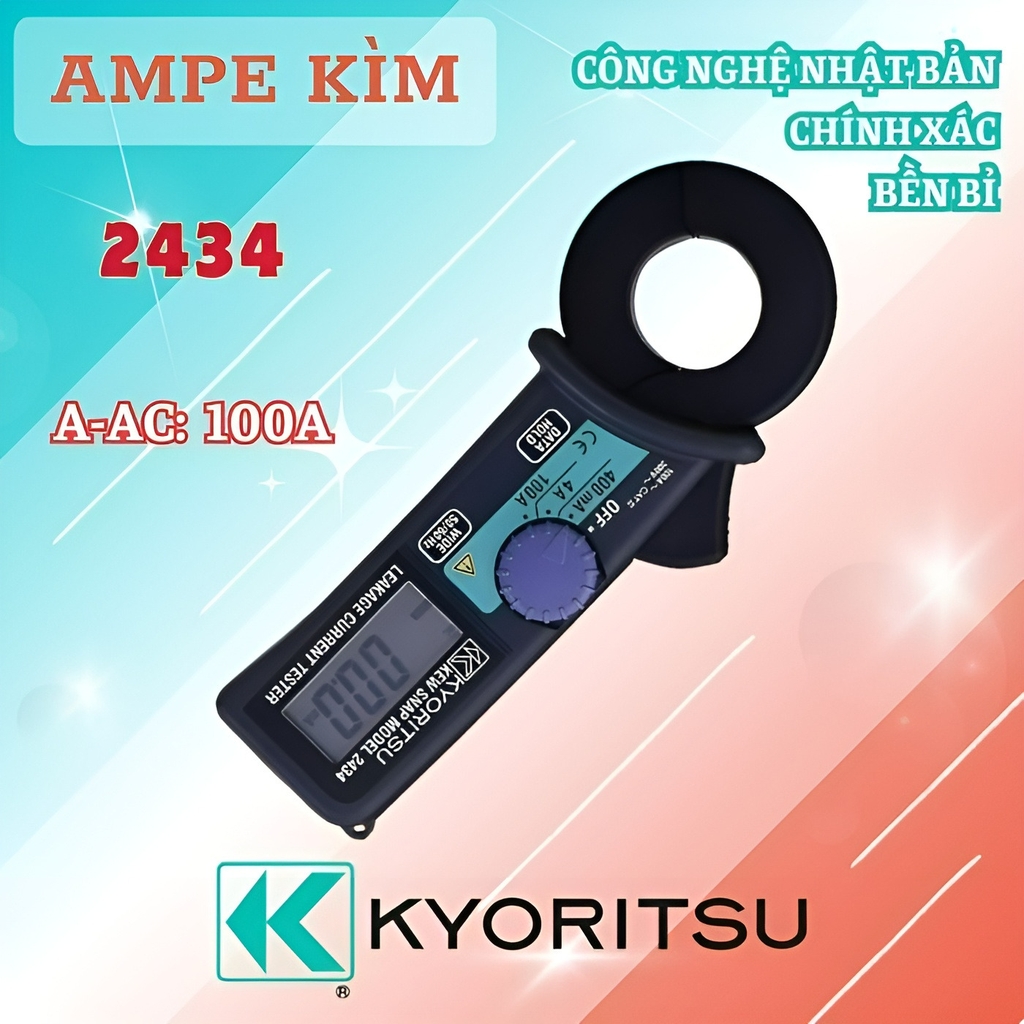 Ampe Kìm Đo Kyoritsu 2434