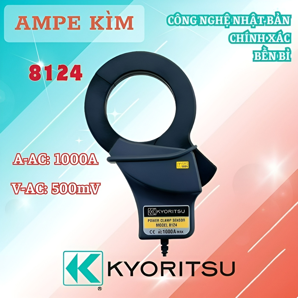 Ampe Kìm Kẹp Kyoritsu Dòng 8124