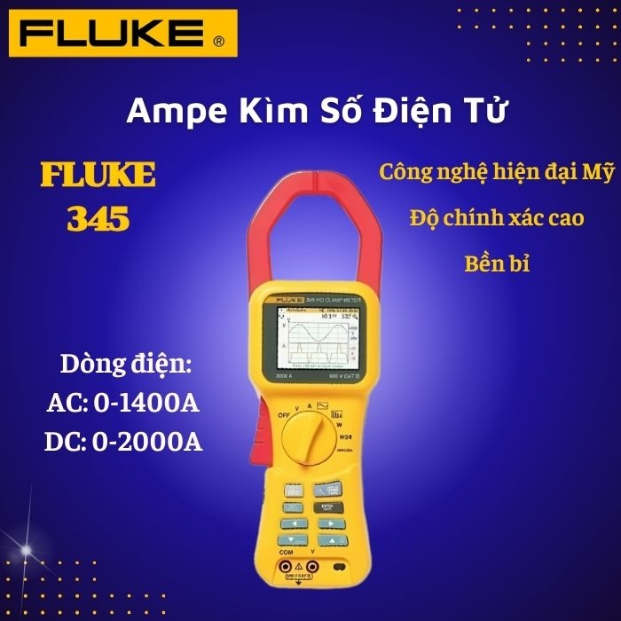 Ampe Kìm Số Điện Tử Fluke 345