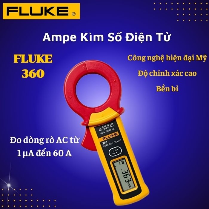 Ampe Kìm Số Điện Tử Fluke 360