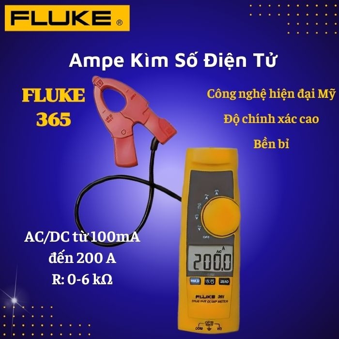 Ampe Kìm Số Điện Tử Fluke 365