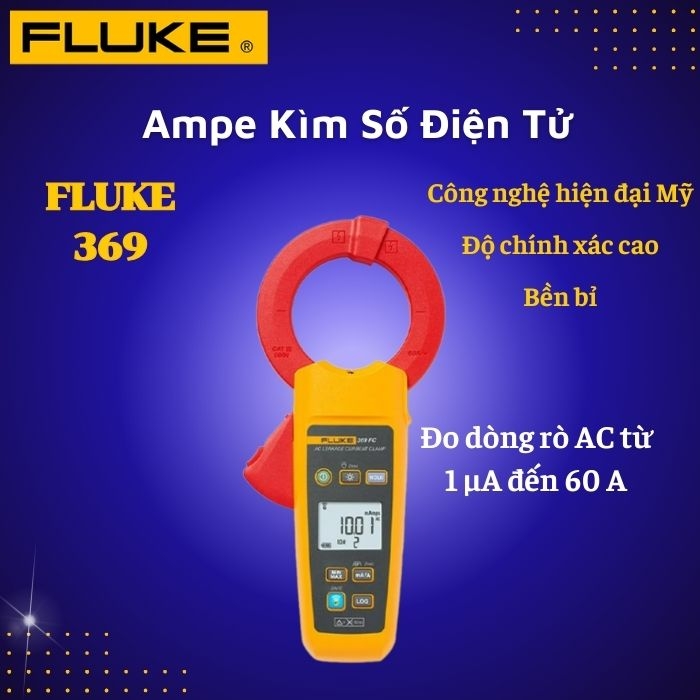 Ampe Kìm Số Điện Tử Fluke 369