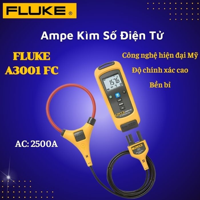 Ampe Kìm Số Điện Tử Fluke a3001 FC