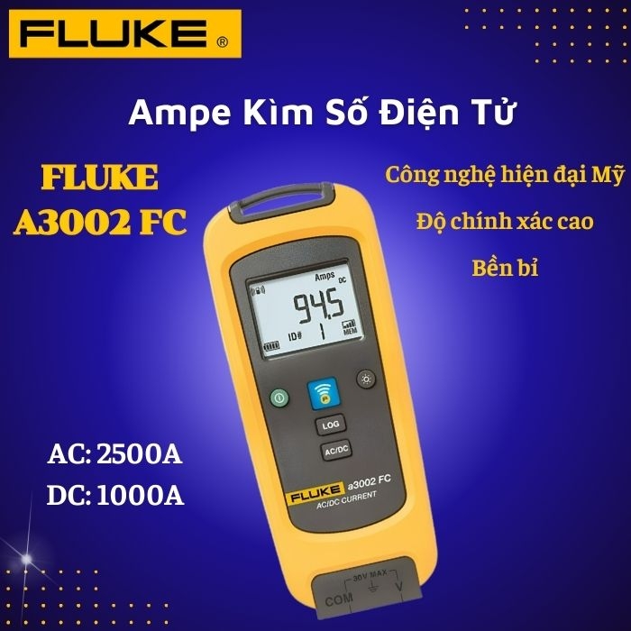 Ampe Kìm Số Điện Tử Fluke a3002 FC