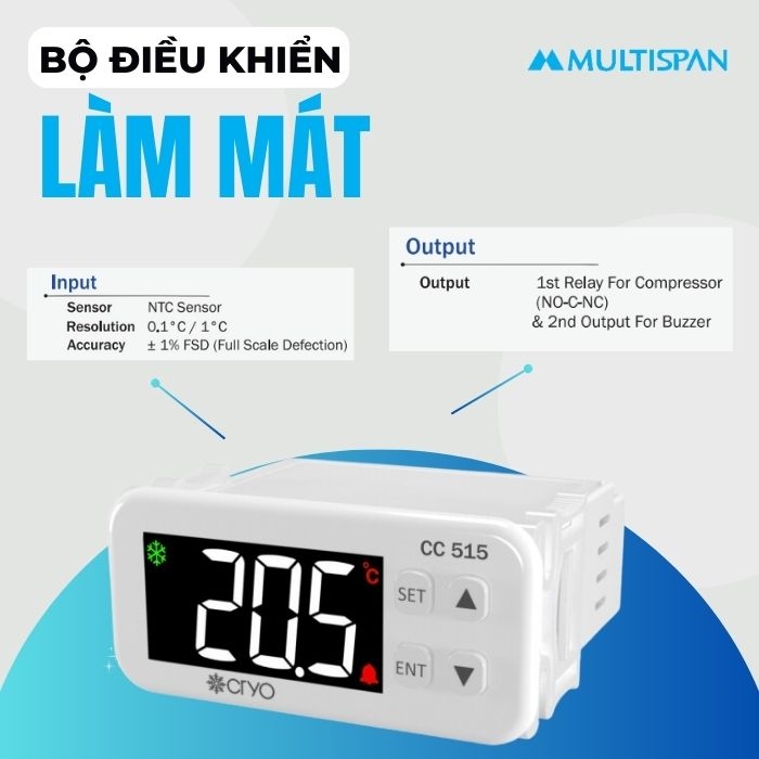 Bộ điều khiển làm mát CC-515 Multispan