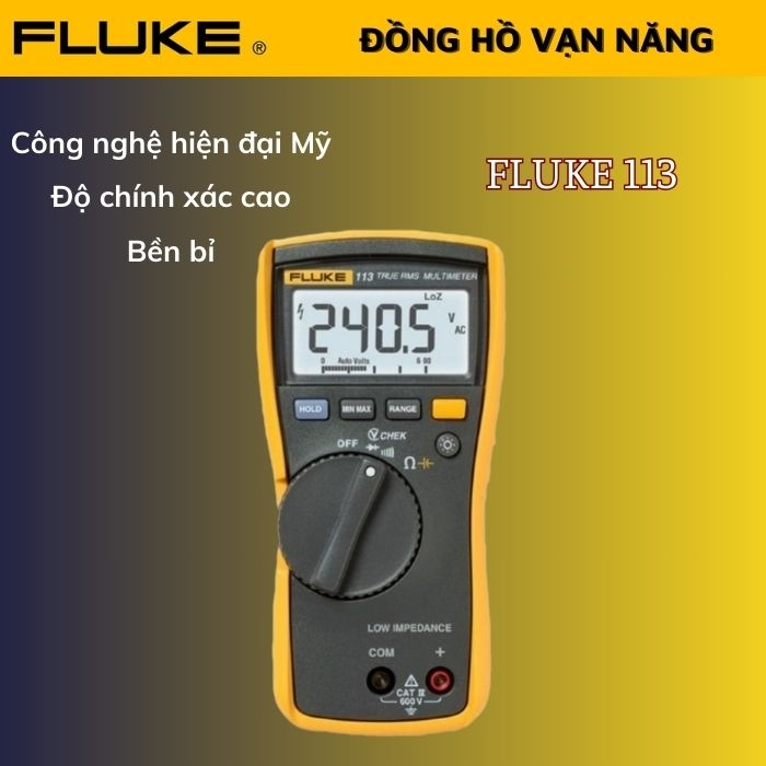 Đồng hồ vạn năng điện tử Fluke 113