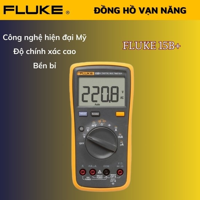 Đồng hồ vạn năng Fluke 15B+