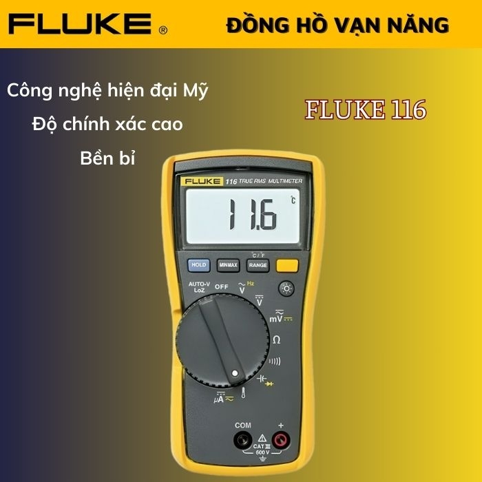 Đồng hồ vạn năng HVAC Fluke 116