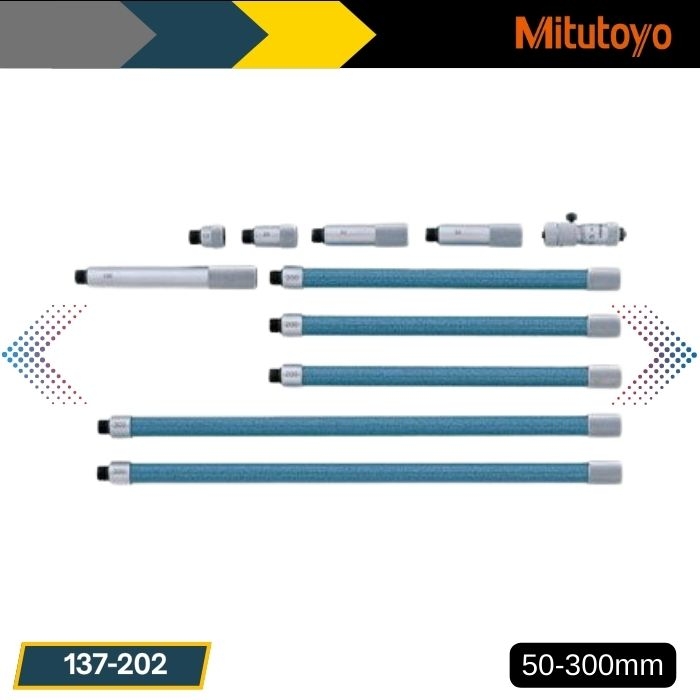 Panme đo trong Mitutoyo 137-202 nối dài (50-300mm)