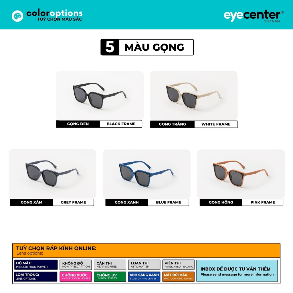 [S71] Kính mát phân cực trẻ em chính hãng EYECENTER nhiều màu 7044