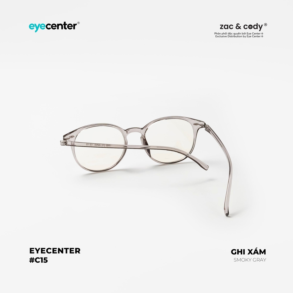 [C15]Gọng kính cận chính hãng EYECENTER nhựa dẻo chống gãy siêu nhẹ  EC 215 by Eye Center Vietnam