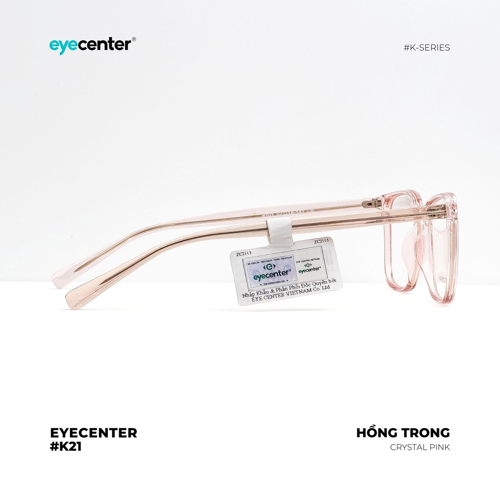 [K21] Gọng kính cận nam nữ  chính hãng EYECENTER lõi thép chống gãy K21 EK 8101 nhập khẩu by Eye Center Vietnam