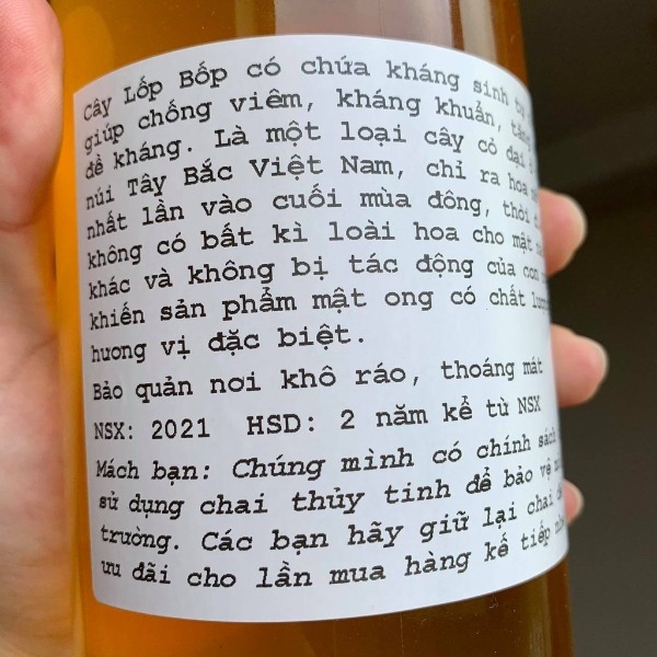 Mật ong hoa Lốp Bốp 1000ml