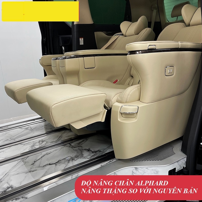 Nâng cấp đệm chân tự động nâng thẳng cho Toyota Alphard