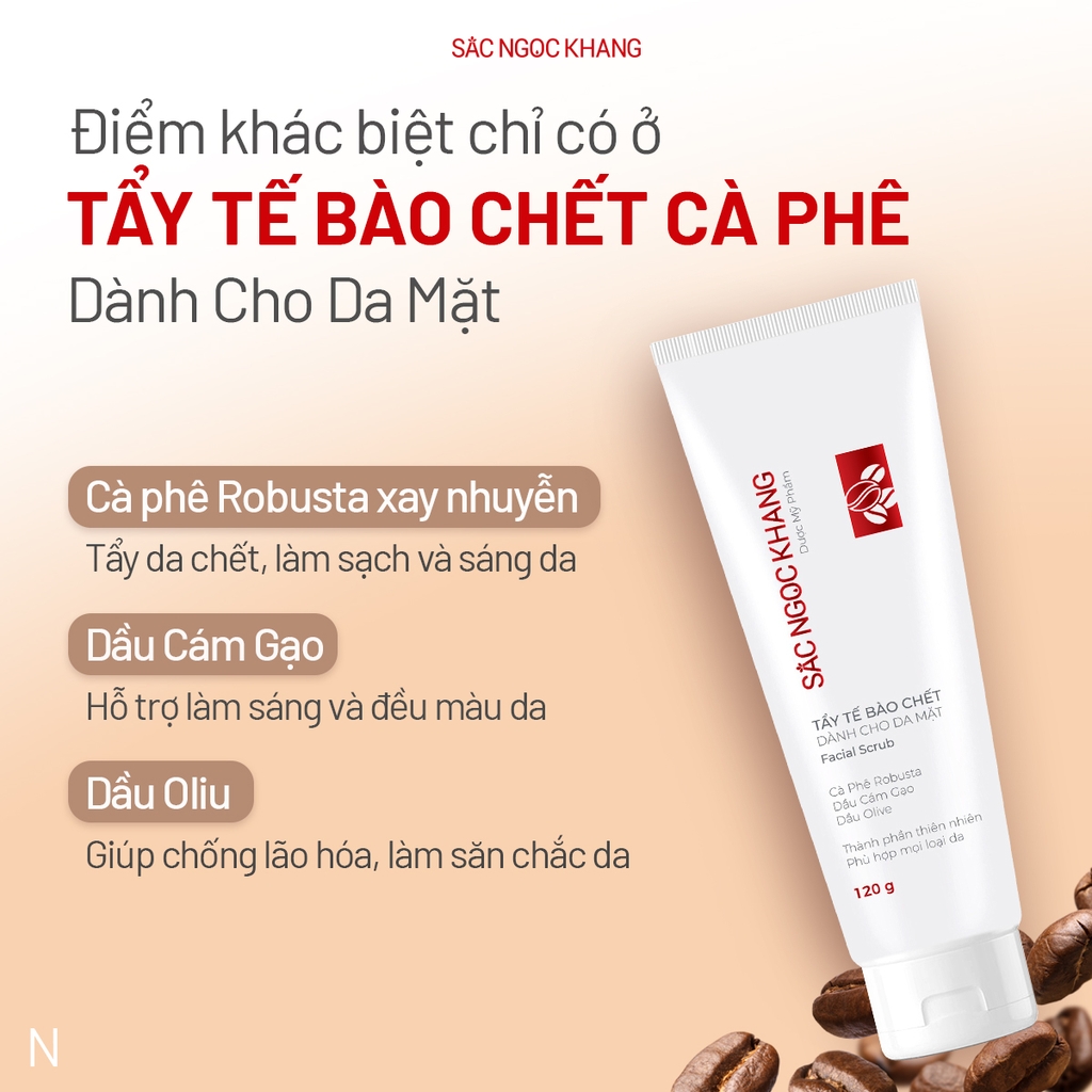 [Mua 1 Tặng 1] Tẩy Tế Bào Chết Da Mặt (Facial Scrub) (Tuýp 120g)