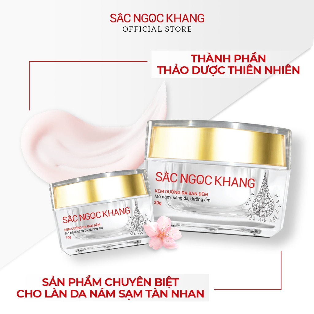 Kem dưỡng da ban đêm 30g (tặng kèm Sữa rửa mặt Thảo Dược 50g)