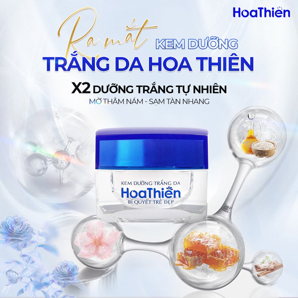 Kem dưỡng trắng da Hoa Thiên 30g