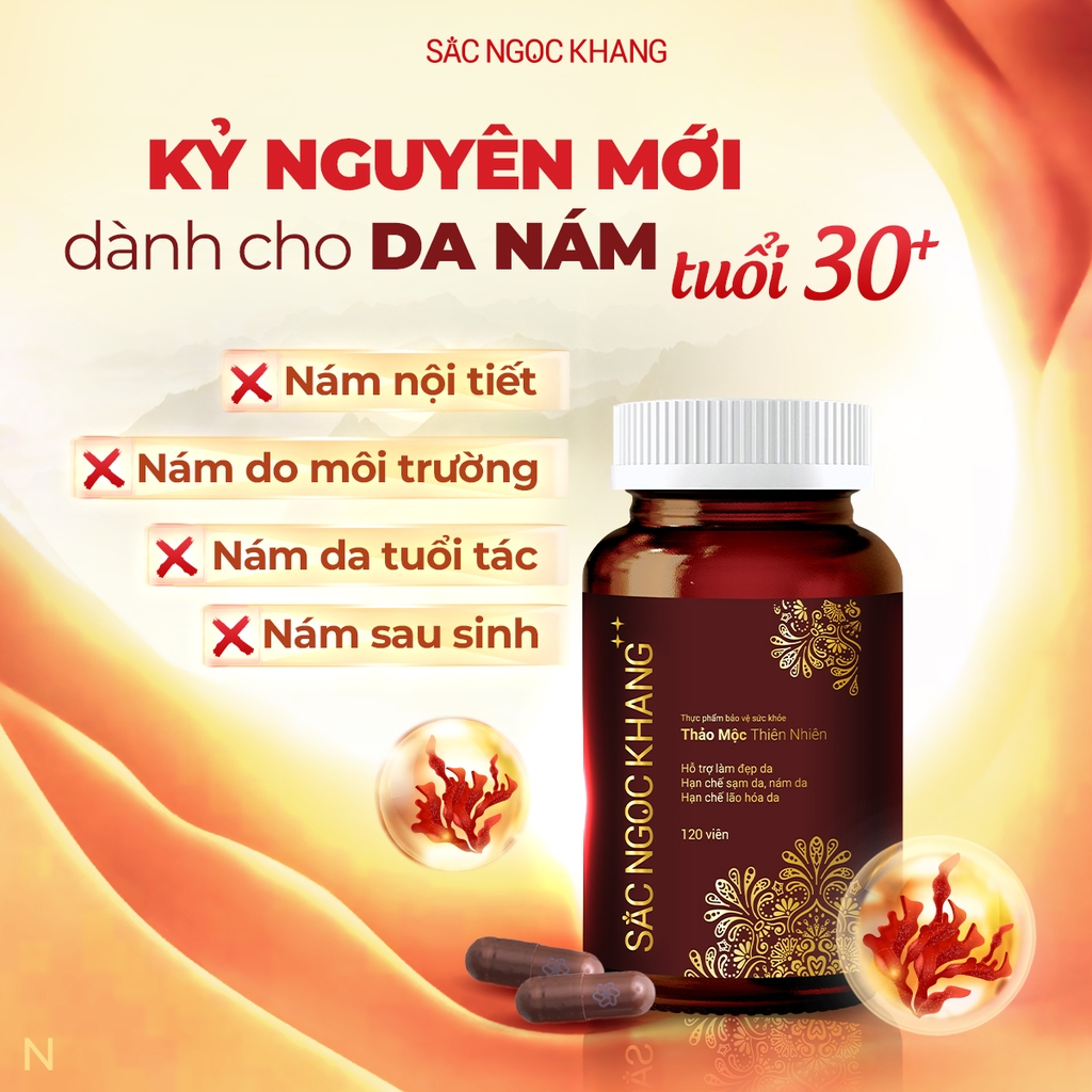 Viên Uống Sắc Ngọc Khang ++ Hộp 60 Viên