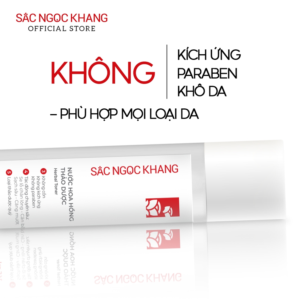 Nước Hoa Hồng Thảo Dược Sắc Ngọc Khang 145ml ( Herbal Toner)