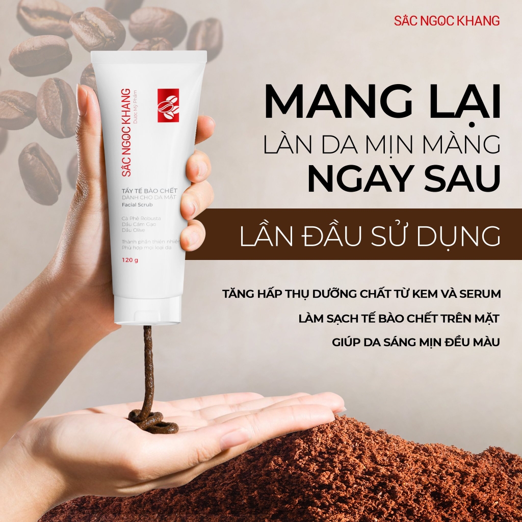 [Mua 1 Tặng 1] Tẩy Tế Bào Chết Da Mặt (Facial Scrub) (Tuýp 120g)