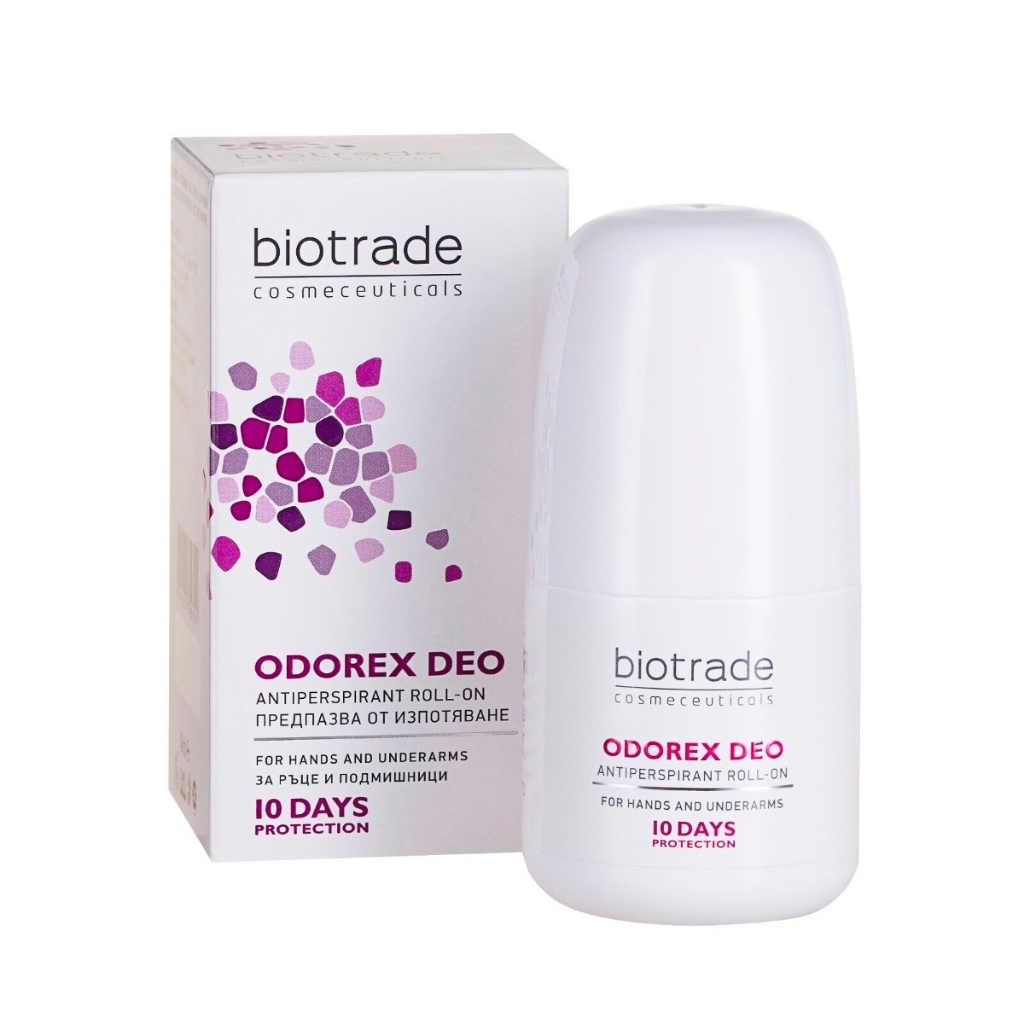 Lăn khử mùi Biotrade Odorex Deo Antiperspirant Roll On lăn nách dành cho nam nữ ngăn đổ mồ hôi 40ml