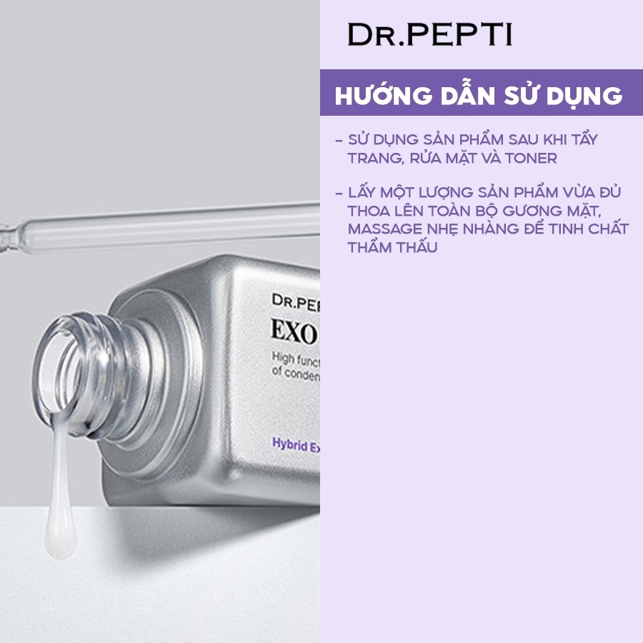 Tinh chất Dr. Pepti Exo Biome Ampoule 50ml – Serum dưỡng trắng, chống lão hóa & căng bóng da