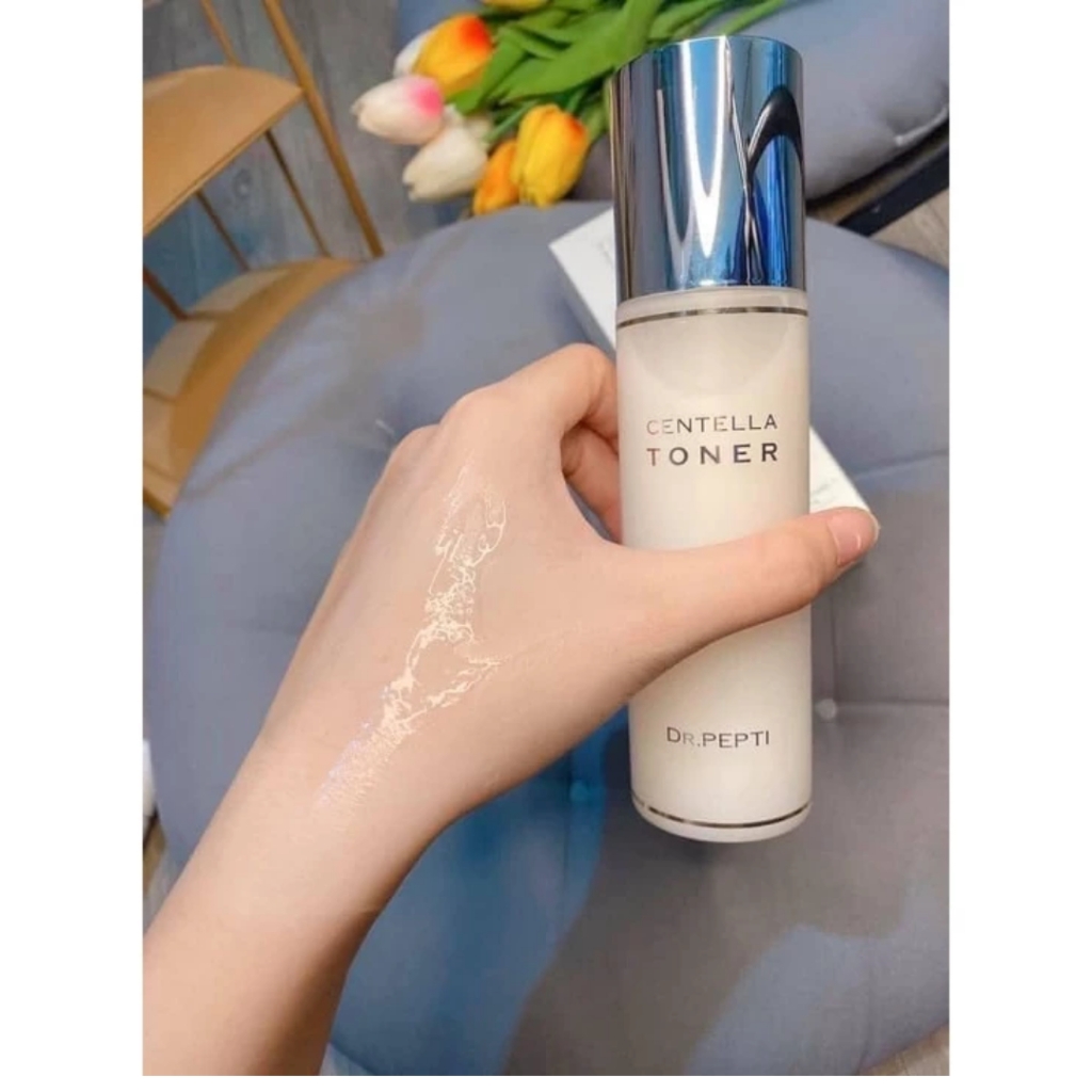 Nước Hoa Hồng Dr.Pepti EX Toner Dr.Pepti Centella Toner Làm Dịu Da Siêu Căng Bóng Hàn Quốc Peptide 180ml dr pepti