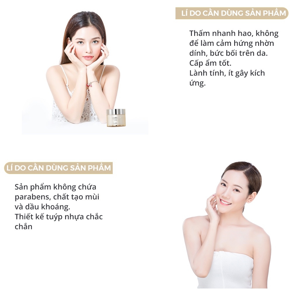 Kem dưỡng ẩm làm dịu da Dr.Pepti Centella Moist Soothing Gel Cream 70ml - kem dưỡng dr.pepti cao cấp