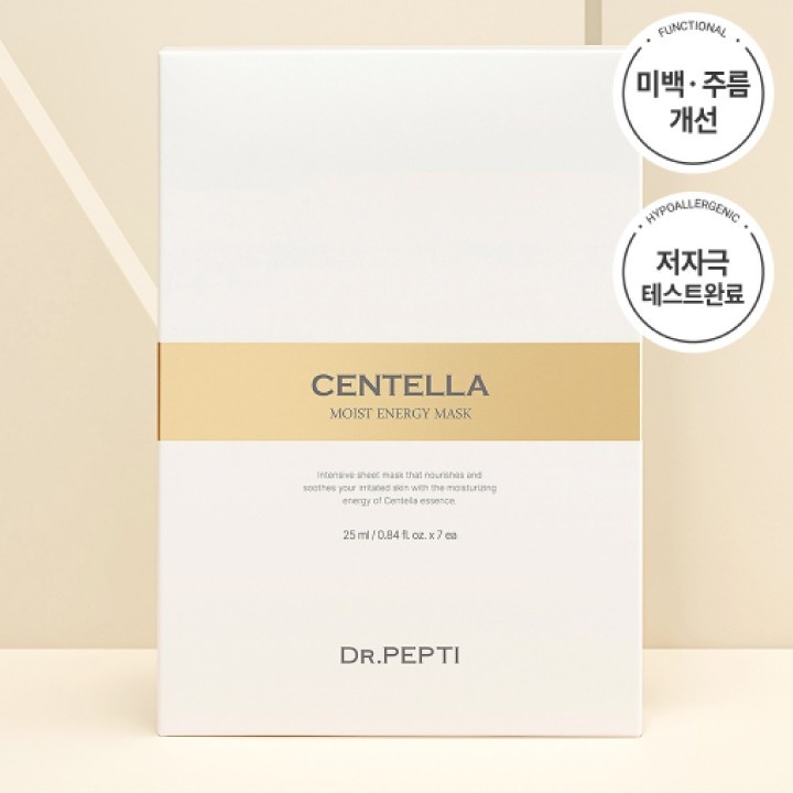 Mặt nạ cấp ẩm Dr.Pepti Centella Moist Energy Mask 25ml - mask dưỡng da cấp ẩm Hàn Quốc
