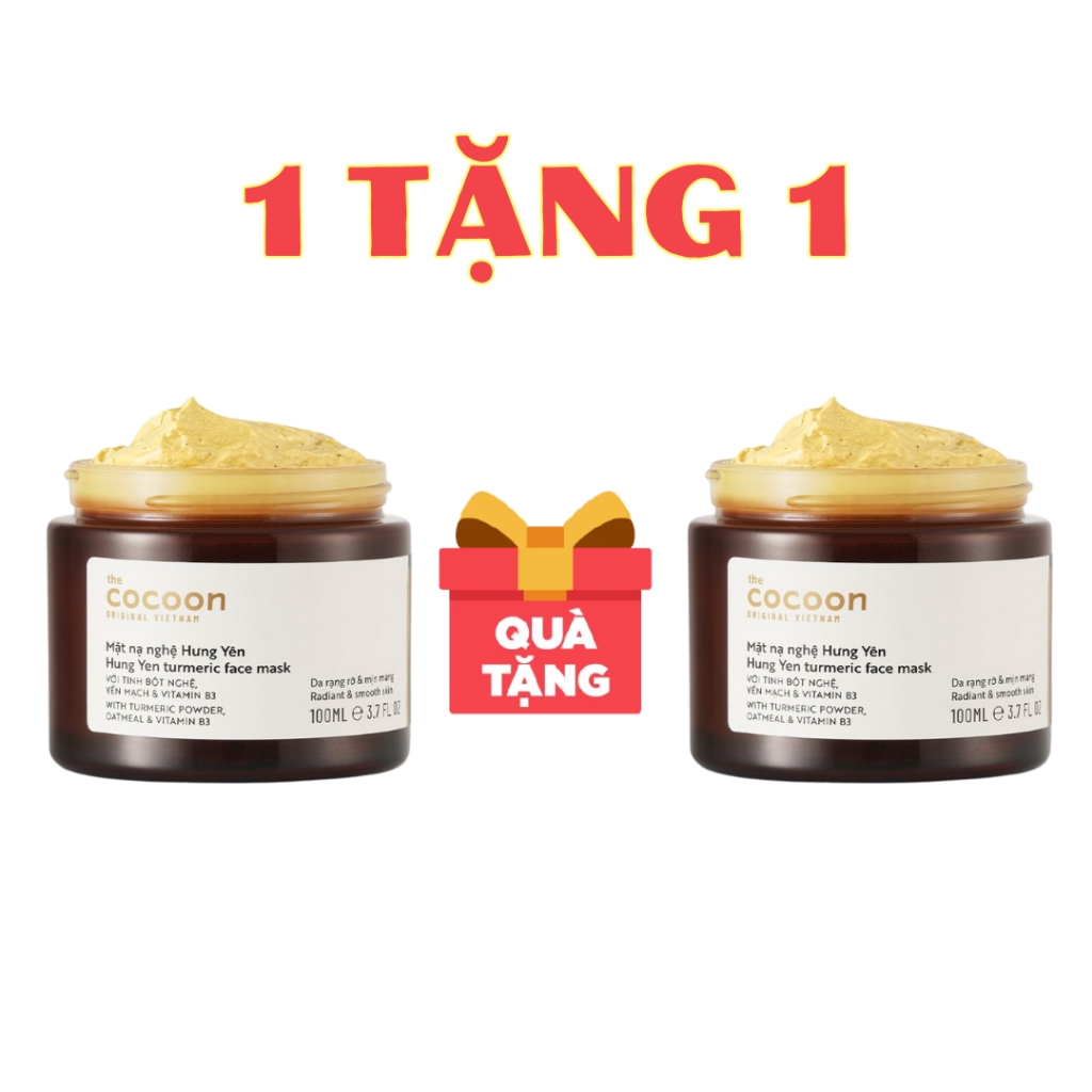 Mặt nạ nghệ Cocoon Hưng Yên dưỡng da giúp da mịn màng Turmeric Face Mask 30ml - 100ml chính hãng