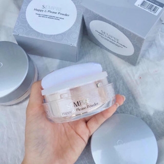 Phấn phủ bột Geo Sempre Happy & Please Powder - phấn bột kiềm dầu , mỏng mịn Hàn Quốc chính hãng 25g
