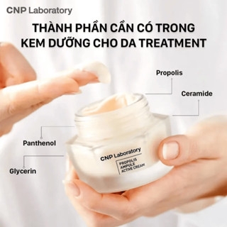 Hộp Kem Dưỡng Tái Tạo Phục Hồi Da CNP Laboratory Propolis  Active Cream 50ml Unbox