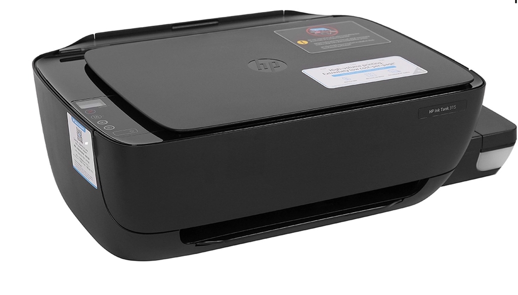 Máy in phun màu HP Ink Tank 315 EM AIO BASE WW Z4B04A Copy In 1 mặt Scan (Màu)