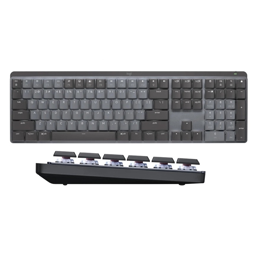 Bàn phím không dây Logitech MX Mechanical Graphite Tactile
