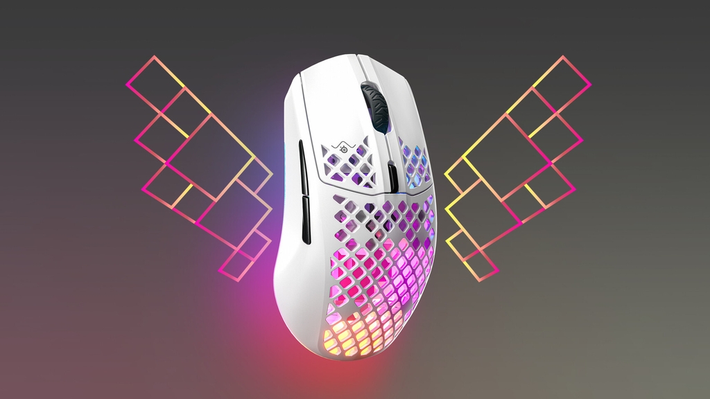 Chuột game không dây Steelseries Aerox 3 Snow - Chính Hãng