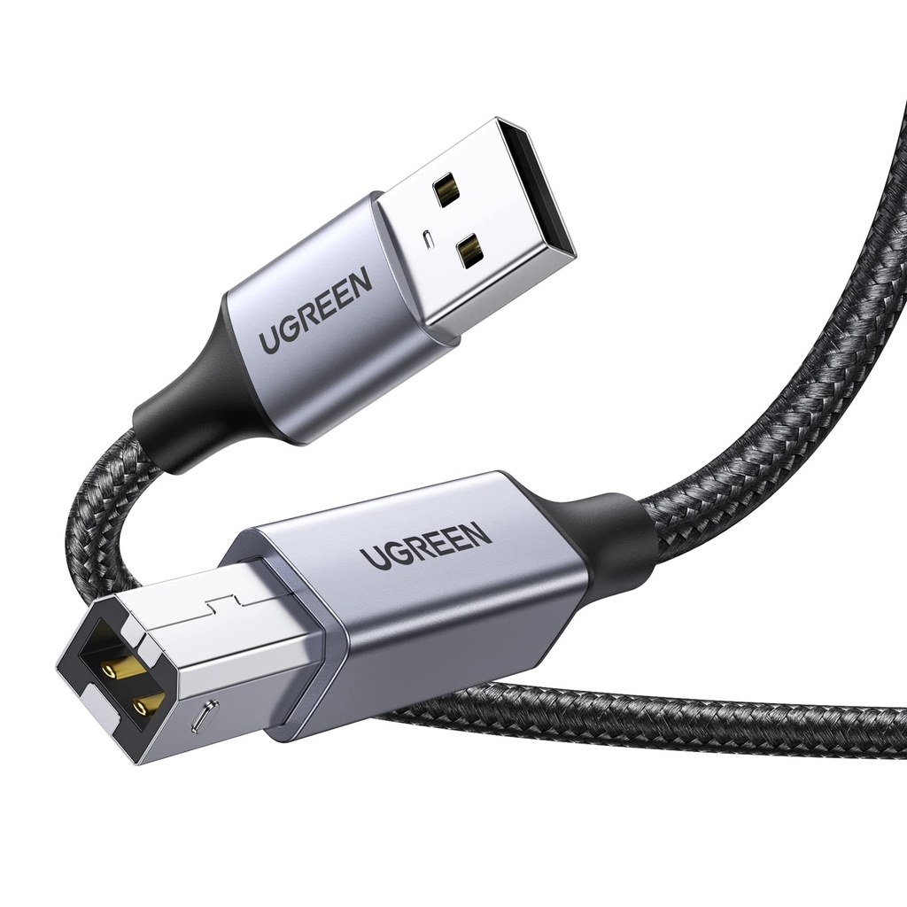 Cáp Máy in UGREEN USB C Male to USB B 2.0 US370