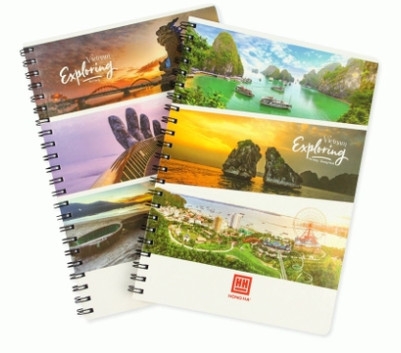 Sổ lò xo 200 trang A4 Hồng Hà Landscape