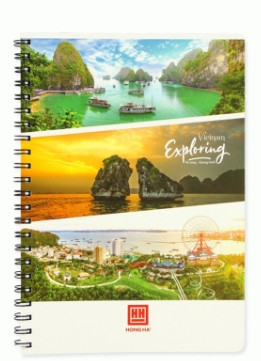 Sổ lò xo 200 trang A4 Hồng Hà Landscape