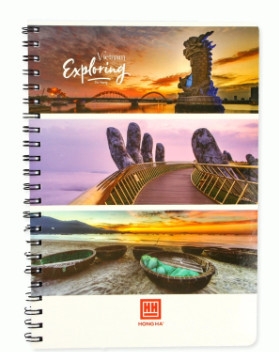 Sổ lò xo 200 trang A4 Hồng Hà Landscape