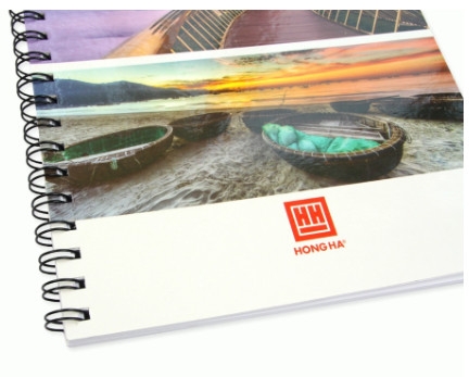 Sổ lò xo 200 trang A4 Hồng Hà Landscape