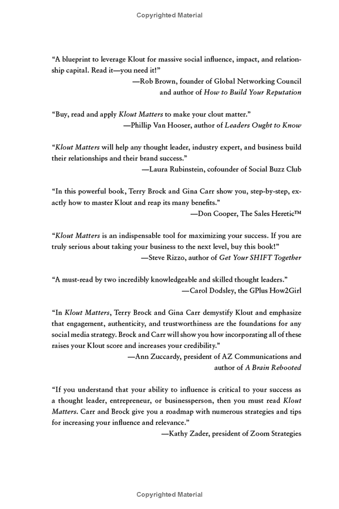 Klout Matters: How To Engage Customers