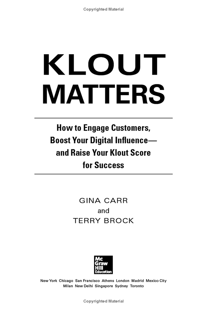 Klout Matters: How To Engage Customers