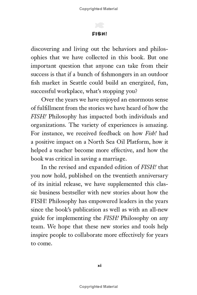 Fish! Remarkable Way To Boost Morale