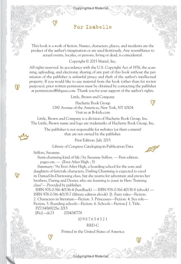 Ever After High: A Semi-Charming Kind Of Life