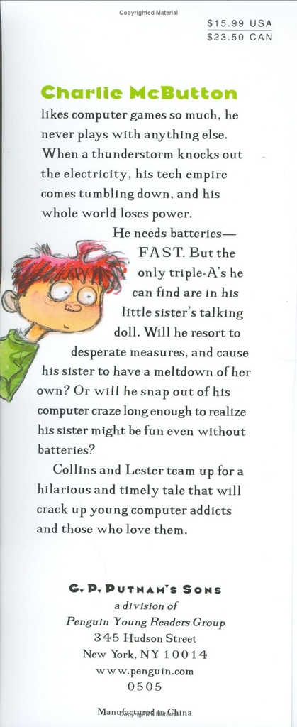 When Charlie Mcbutton Lost Power