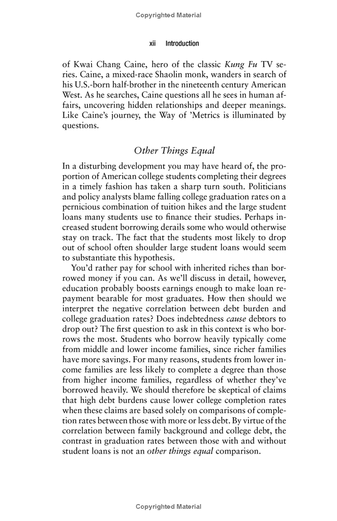 Mastering 'Metrics: The Path from Cause to Effect